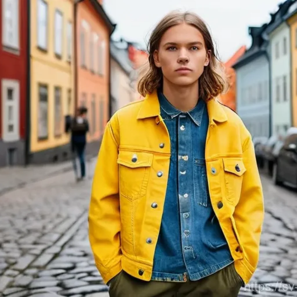 캐릭터디자인과 패션 일러스트의 접점 - **Rebellious Teenager from Södermalm**
    A full-body shot of a young, rebellious Swedish teenager,...