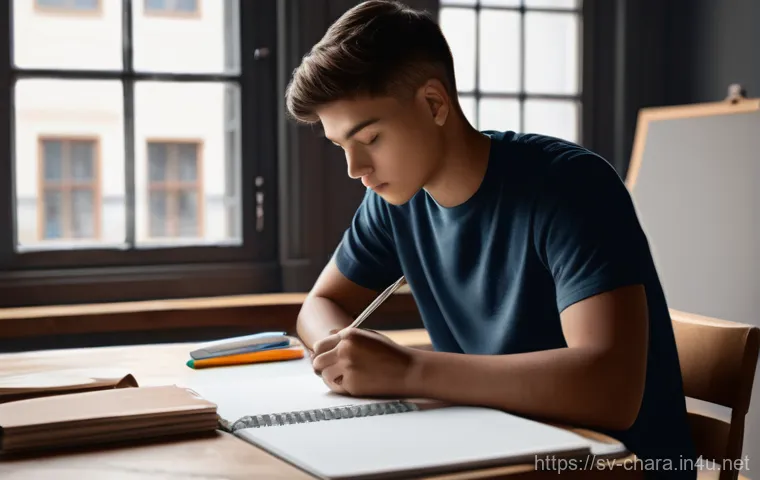 캐릭터디자인에서 선과 형태 연습법 - **Prompt 1: Dynamic Line Art with Geometric Foundations**
    A full-body illustration of a young, a...