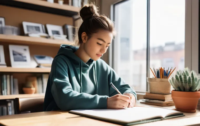 캐릭터디자인 자격증 학원 추천 - **A Young Character Designer's Creative Hub**
    A focused, enthusiastic female character design st...