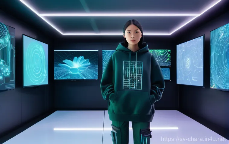 캐릭터디자이너로서의 글로벌 동향 이해 - **AI-Enhanced Character Design Studio:**
    "A vibrant, high-tech character design studio where a d...