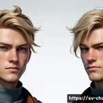 캐릭터디자인 자격증 필기 시험 준비를 위한 자료 - A visually balanced character design of a young adult Nordic fantasy warrior, wearing practical yet ...