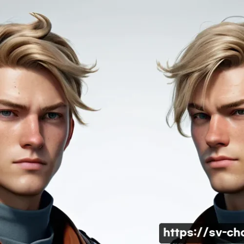 캐릭터디자인 자격증 필기 시험 준비를 위한 자료 - A visually balanced character design of a young adult Nordic fantasy warrior, wearing practical yet ...