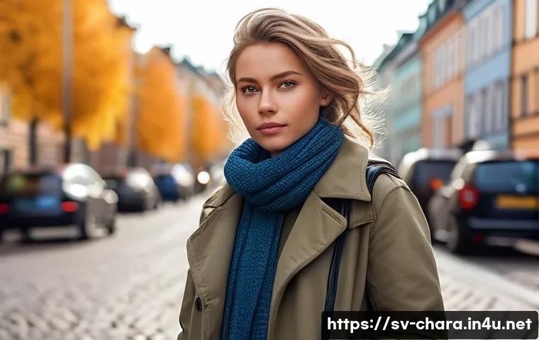 캐릭터디자인 실기와 일러스트 기초 차이점 - A detailed character design of a confident young woman in modern Swedish street fashion, wearing lay...