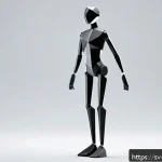 캐릭터디자인에 필요한 손그림 스킬 - A dynamic character sketch emphasizing basic geometric shapes such as circles, triangles, and rectan...