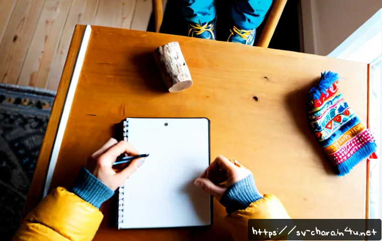 캐릭터디자인에서 레퍼런스 활용법 - Photorealistic overhead view of a Swedish character designer’s tidy wooden desk in a bright Stockhol...