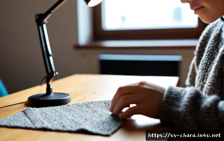 Home 17 캐릭터디자인에서 디테일의 중요성 - Photorealistic close-up of a character designer’s hands refining a small figurine on a clean Nordic ...